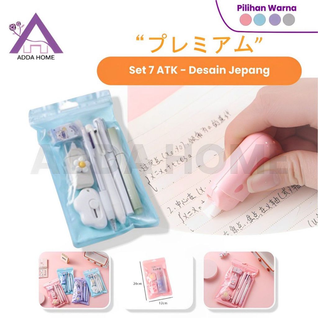 

Atk Kantor Pulpen Stabilo Pengjapus Tip Ex Komplit Cutter Hadiah Sekolah Anak Set 7