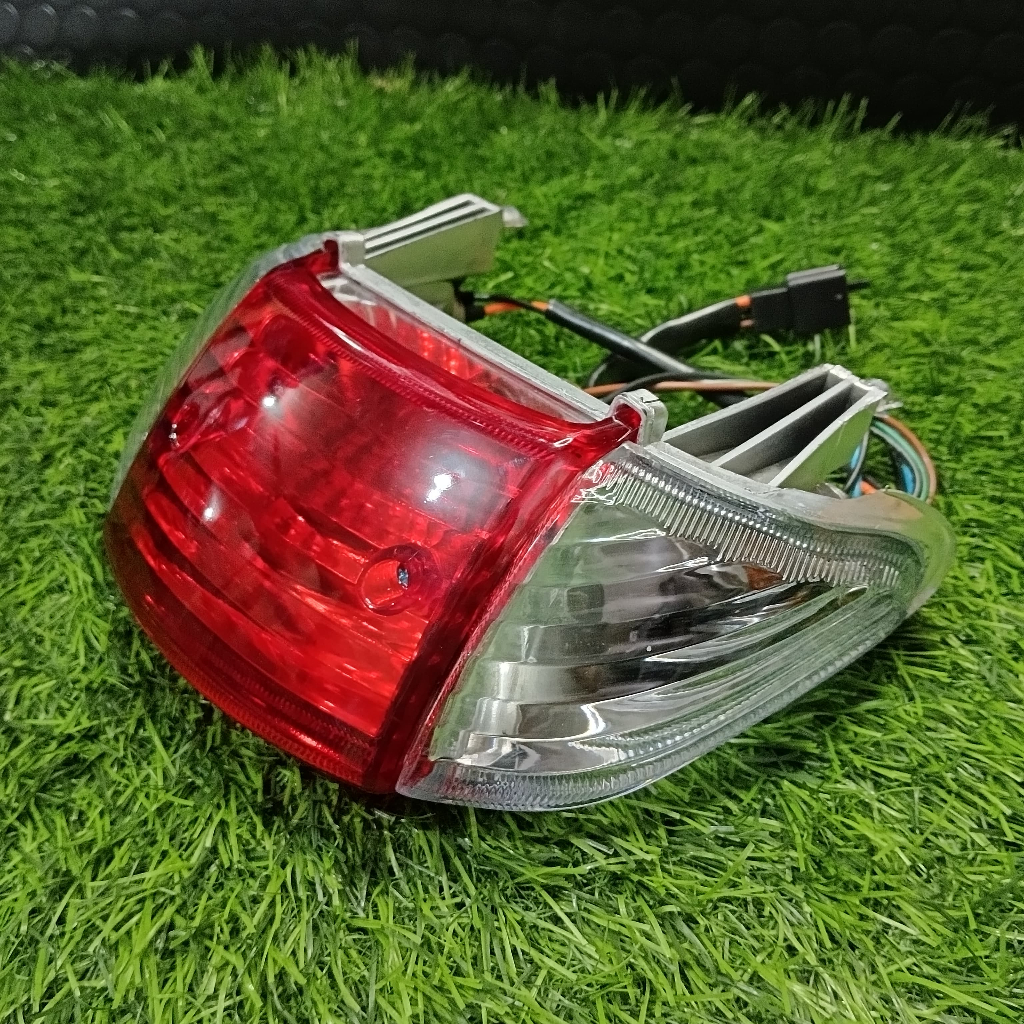 STOPLAMP SUPRA X CAKRAM BELAKANG MERAH BENING/LAMPU STOP SUPRA LAMA CAKRAM ORIGINAL HM THAILAND