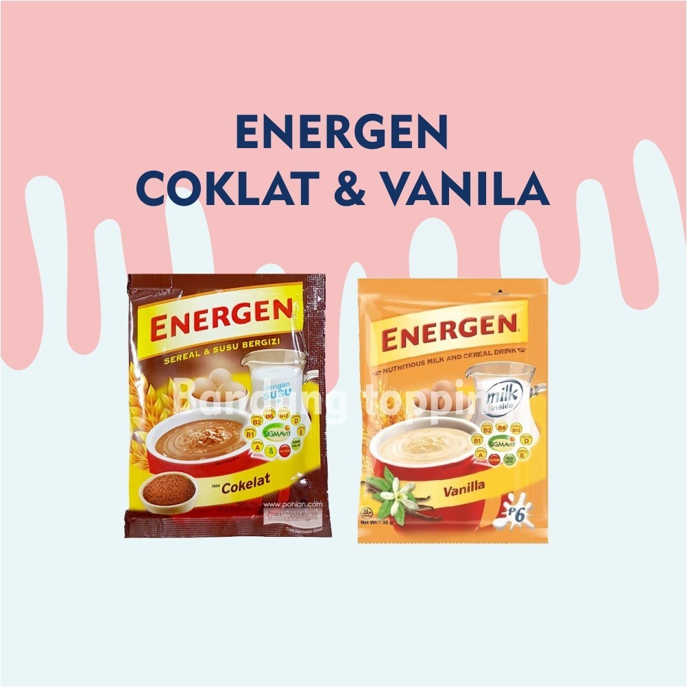 

Energen Renceng Coklat dan Vanilla 1 Renceng 10 Pcs