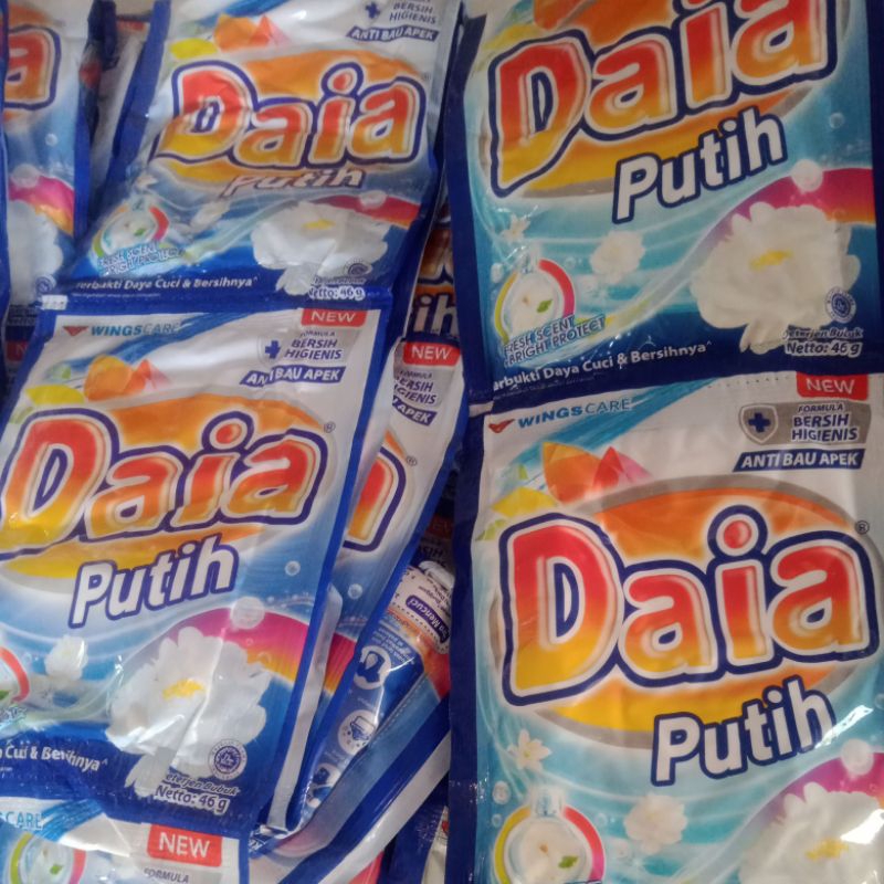 daia putih daia pink daia sachet daia ungu