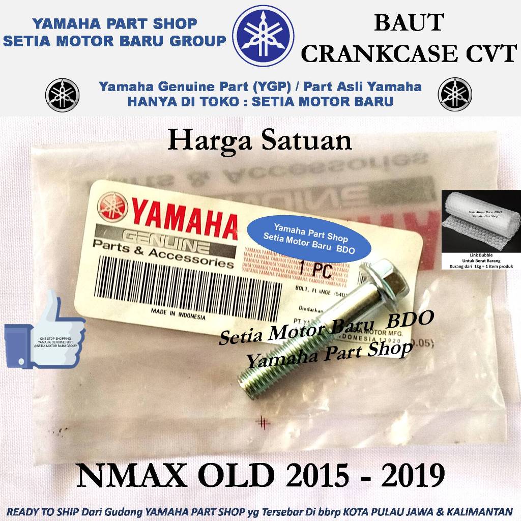 Baut Bolt Crankcase CVT Nmax N Max Old Lama Ori Asli Yamaha Bandung