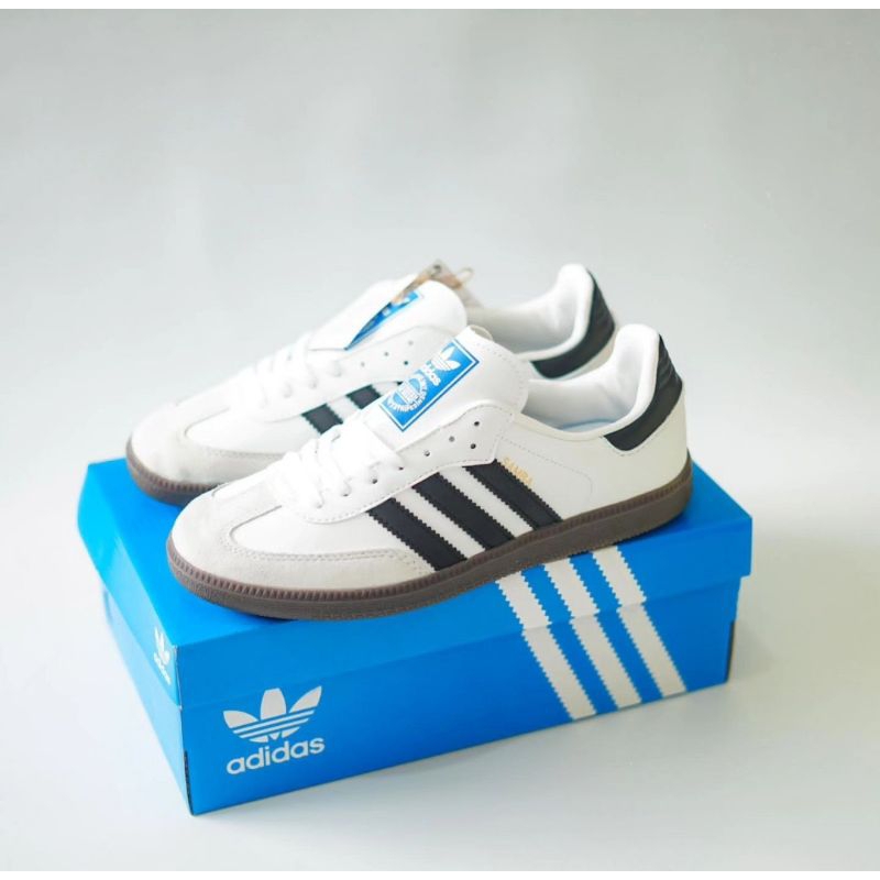 ADIDAS SAMBA OG WHITE - BLACK PREMIUM CASUAL
