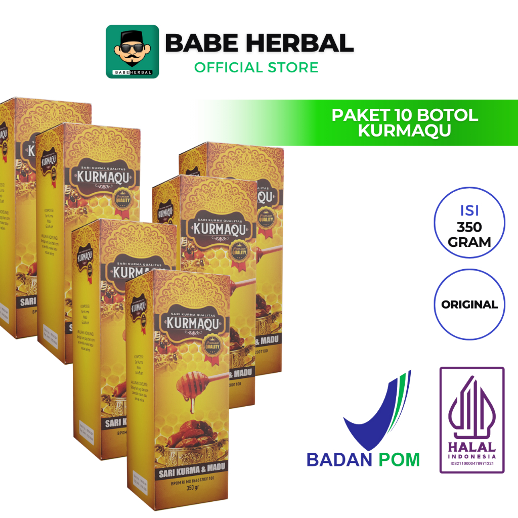 

Paket 10 Botol Kurmaqu Sari Kurma Plus Madu