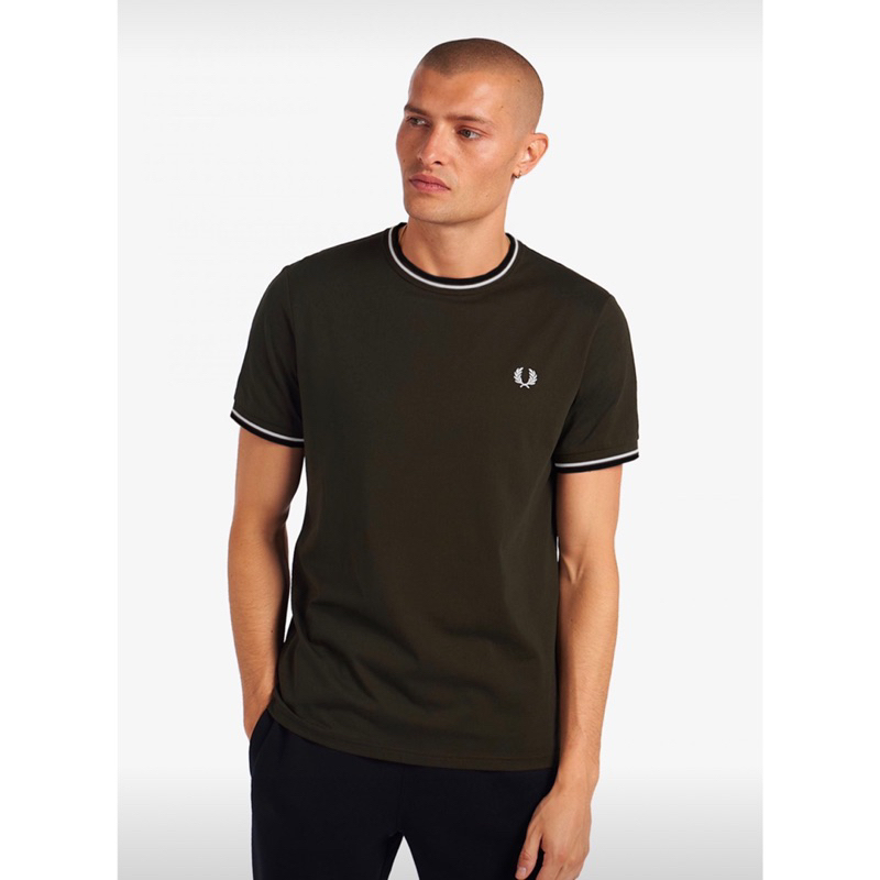 Fred Perry M1588 408 Twin Tipped Tshirt Original