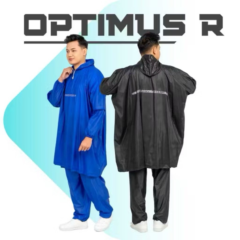 Jas Hujan Optimus / Jas Hujan Ponco Lengan+Celana Optimus / Jas Hujan Merek Gajah Elephant Brand