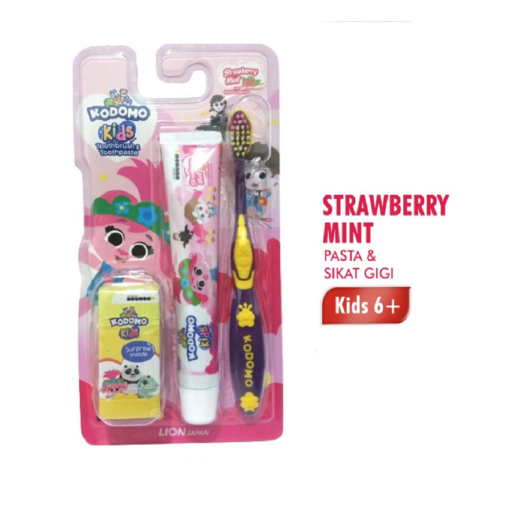 KODOMO KIDS Pasta Gigi+Sikat Gigi Anak Berhadiah