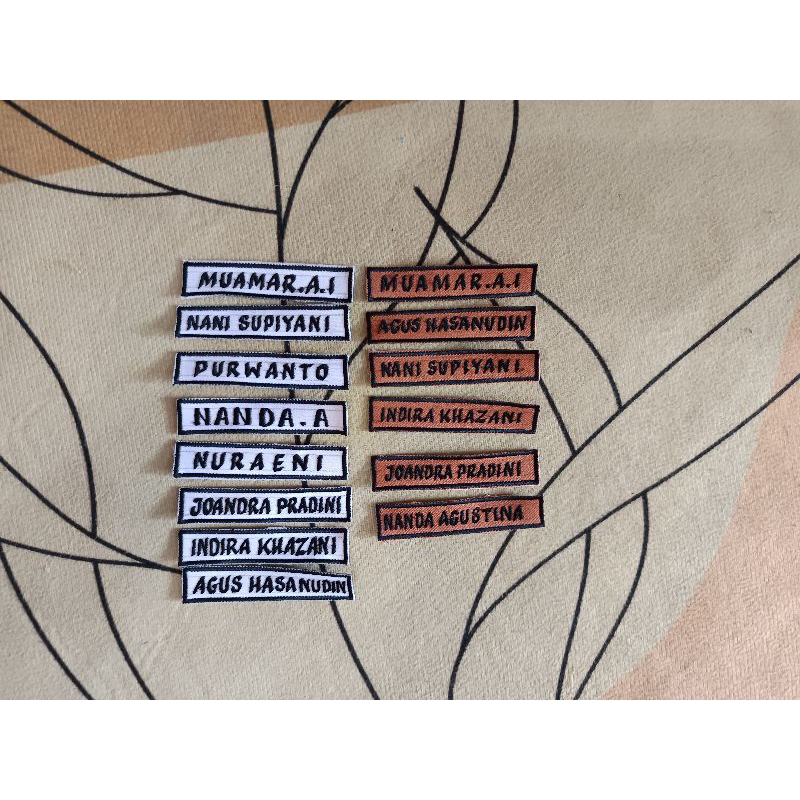 

NAME TAG / PAPAN NAMA