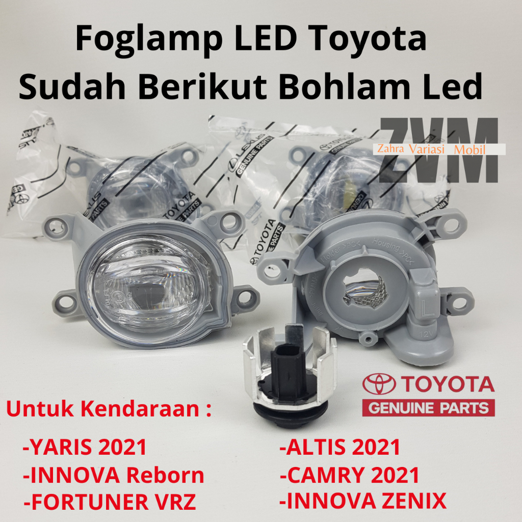 Foglamp Led Innova reborn FACELIFT Fortuner VRZ Yaris Camry Zenix 2021 UP/ Foglamp Fog Lamp Led Inno