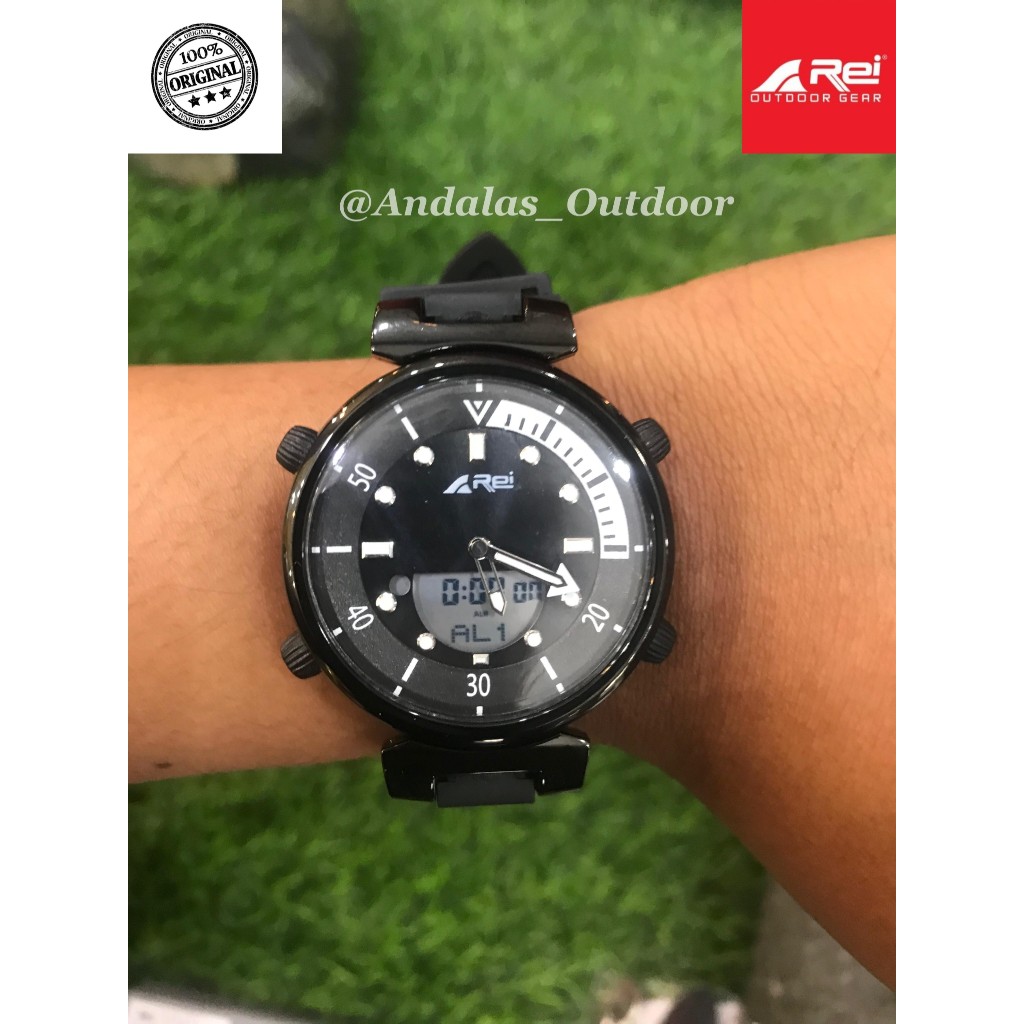REI JAM TANGAN KANSAS BLACK - 2820 | JAM TANGAN PRIA