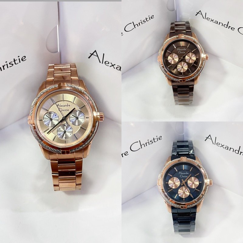 Jam Tangan Wanita Alexandre Christie AC 2843 BF / AC2843 / 2843 Original
