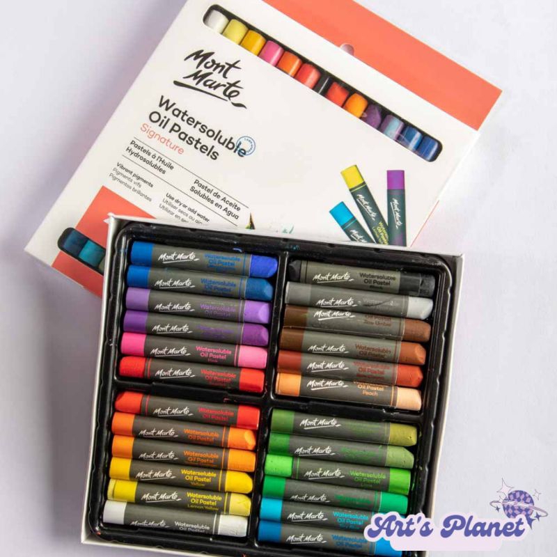 

Mont Marte Watersoluble Oil Pastels Signature 24pc | Krayon Warna