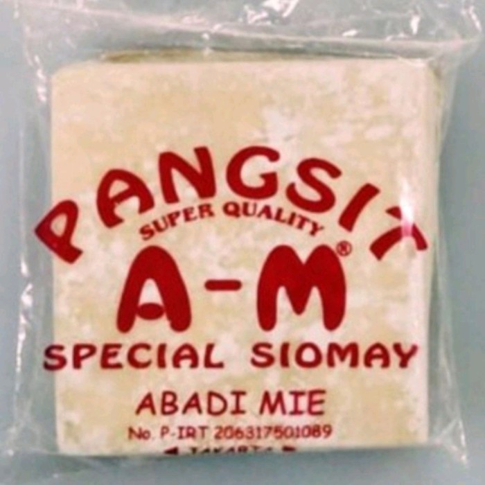 

Kulit Pangsit Merk Abadi Mie / Pangsit AM (A-M) - SiomayRebus