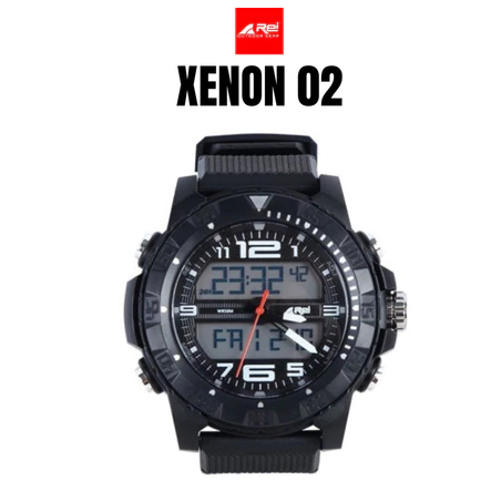 Rei Jam Tangan Digital dan Analog Pria Xenon 02 Arei Outdoorgear watch