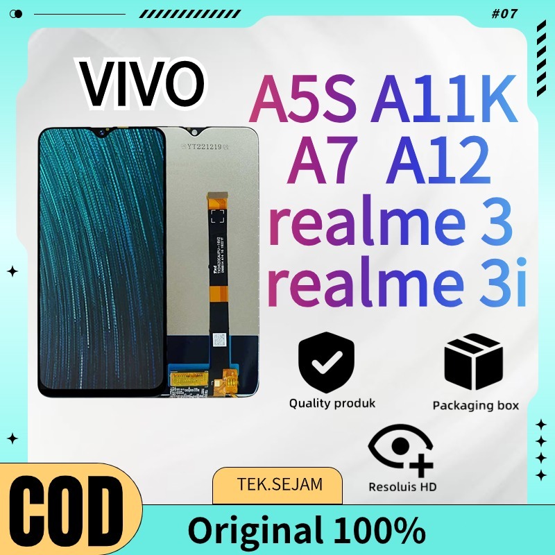 LCD OPPO A5S / A12 / A7 / A11K Ori Fullset Layar HP Touchscreen Original 100%  full set