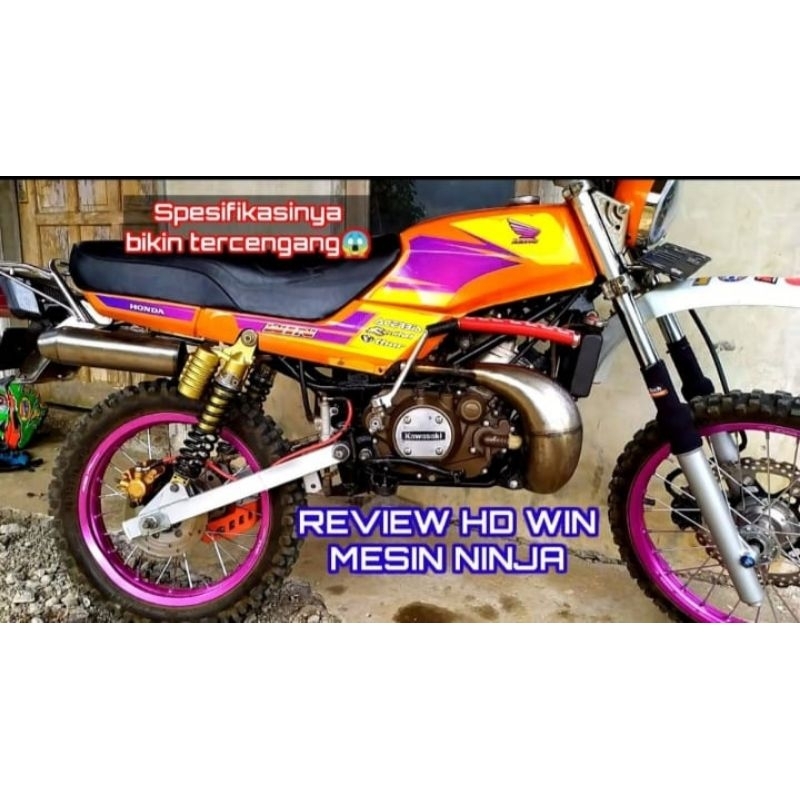 KNALPOT TRAIL NINJA KTM ENDURO PNP RANGKA WIN