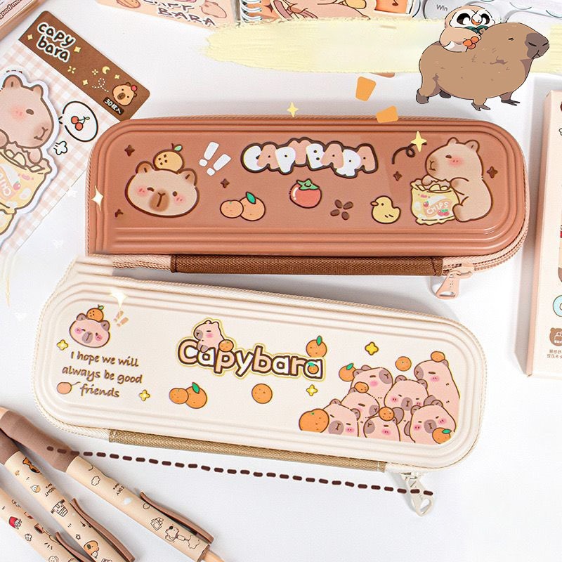 

TEMPAT PENA PENSIL ANAK KARAKTER KARTUN CAPYBARA JENNIE #ST103 KOTAK PENSIL PREMIUM KUALITAS IMPORT SEKOLAH PAUD TK SD PENSIL BOX KOREA JEPANG PENSIL CASE WATERPROOF LUCU UNIK