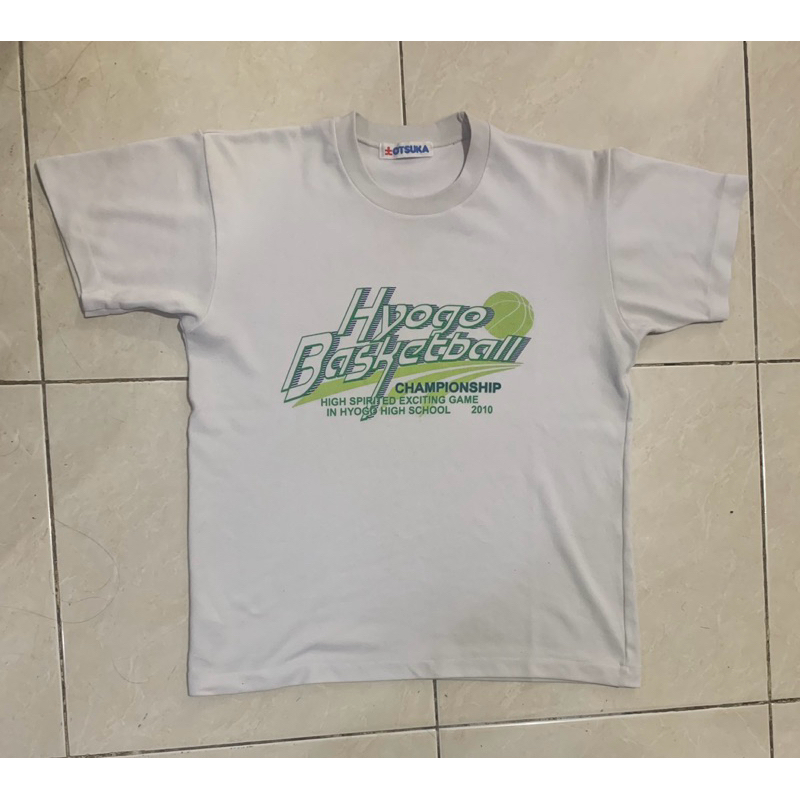 kaos hyogo basket ball championship vintage second