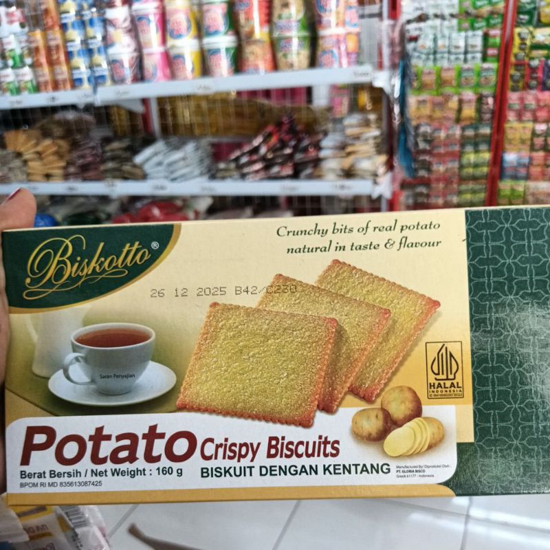 

biskotto potato 160 gram