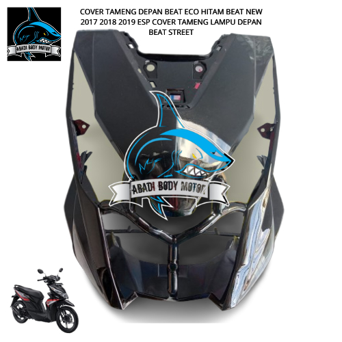 COVER TAMENG DEPAN BEAT ECO HITAM BEAT NEW 2017 2018 2019 ESP COVER TAMENG LAMPU DEPAN BEAT STREET