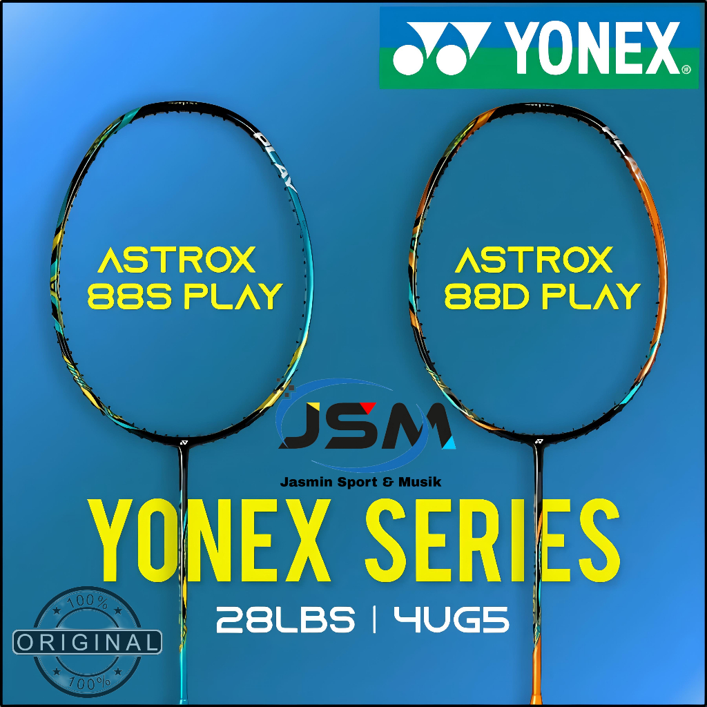 RAKET BADMINTON YONEX ASTROX 88S PLAY & 88D PLAY ORIGINAL