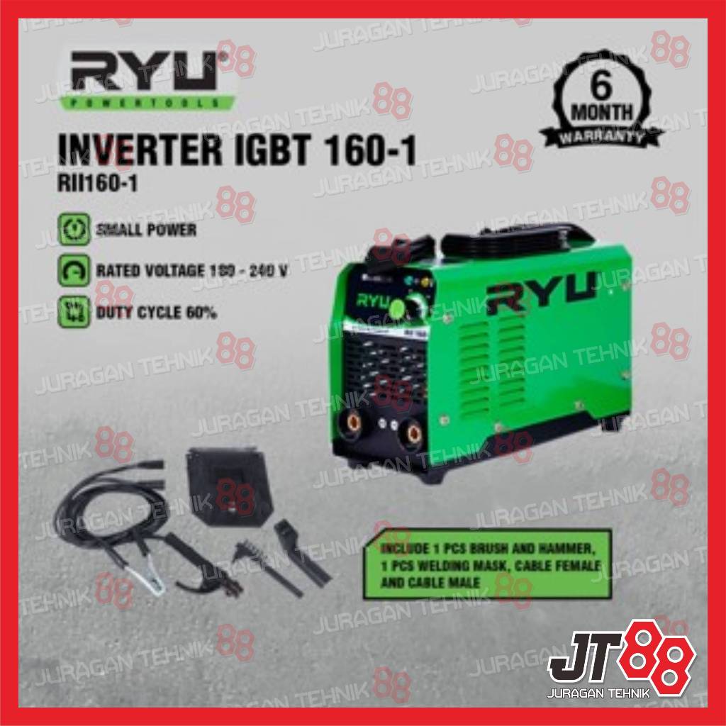 RYU INVERTER IGBT 160-1 - MESIN LAS LISTRIK