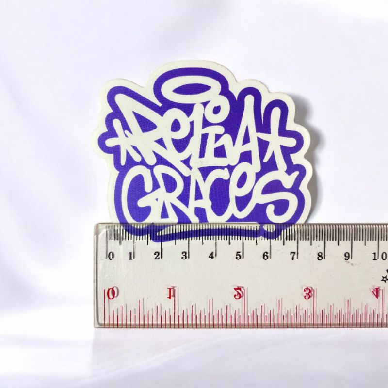 

STICKER RELLIAGRACES - BUBBLE || GLOSSY CUTTING || 1 PCS