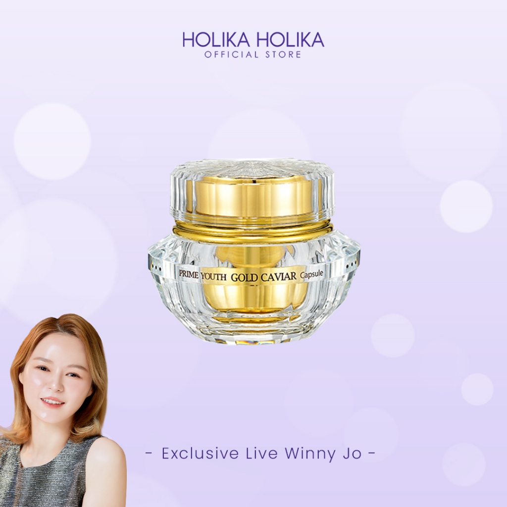 [Exclusive Live Winny Jo] Holika Holika Prime Youth Gold Caviar Capsule | Essence Emas 24K