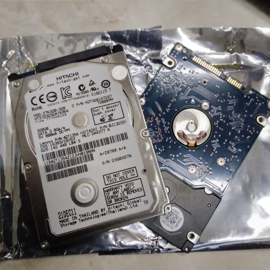 Hardisk 320GB Hitachi /HGST HDD Laptop Notebook Ps Hardisk 2.5" inchi
