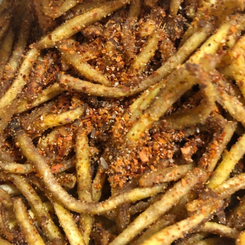 

Keripik Pisang / Snack / Stik Pisang Rasa Extra Pedas 1 Kg