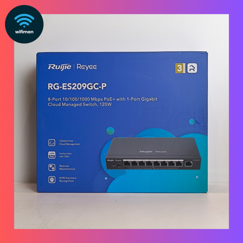Ruijie 9 Ports Gigabit POE Switch RG-ES209GC-P POE+