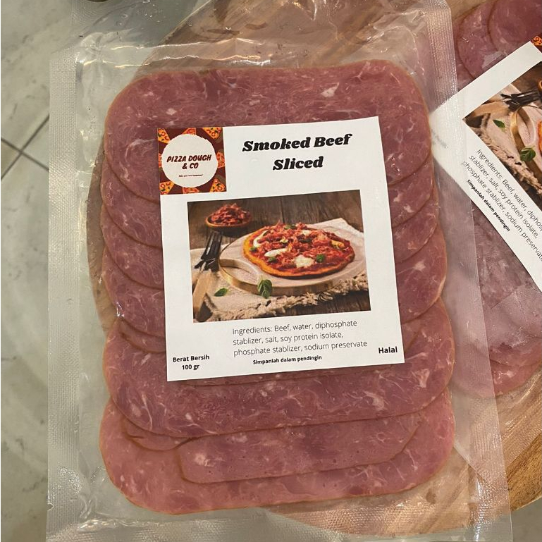 

Smoked Beef Classic 100gr Halal Daging Asap Ham Premium Vacuum Pack