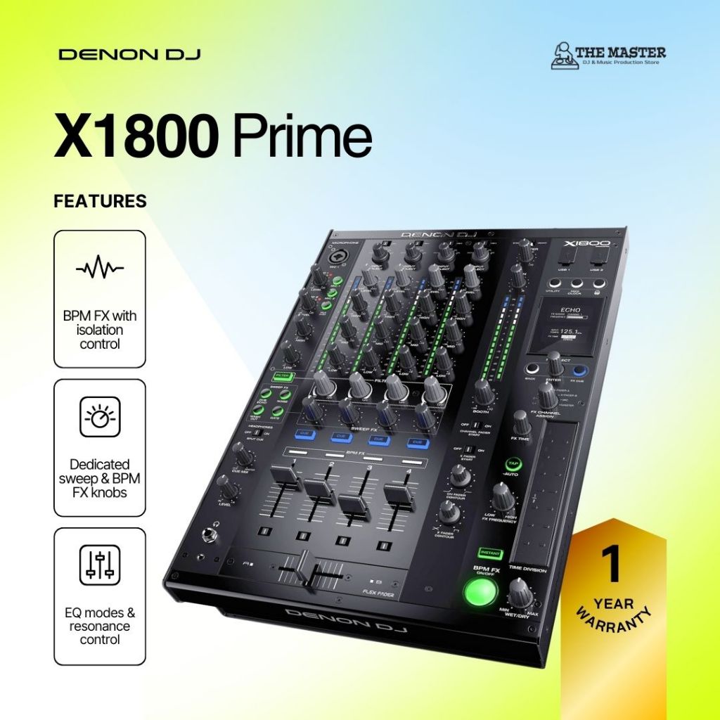 [Ready Stock] Denon DJ X1800 Prime