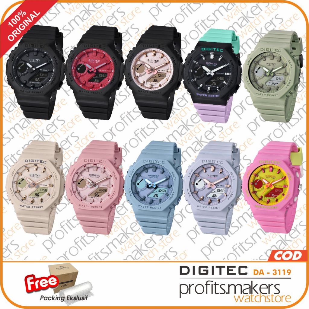 DIGITEC DA 3119 / DA-3119 / DA3119 Watch DG Jam Tangan ORIGINAL