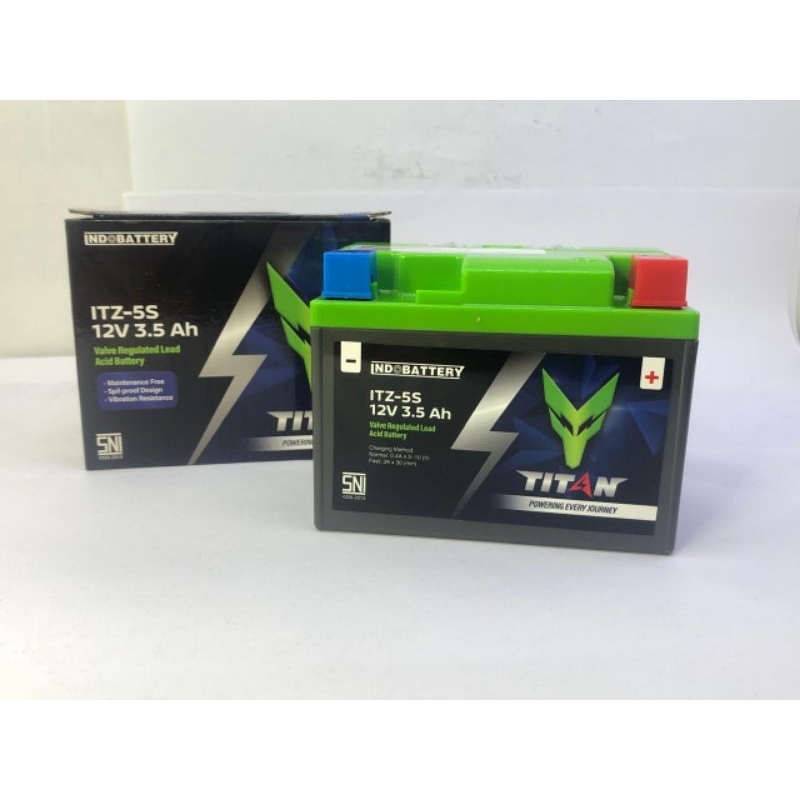 INDOPARTS ACCU AKI KERING MOTOR ITZ5SBS BEAT VARIO SCOOPY MIO VIXION KHARISMA SHOGUN 125 TITAN INDOB