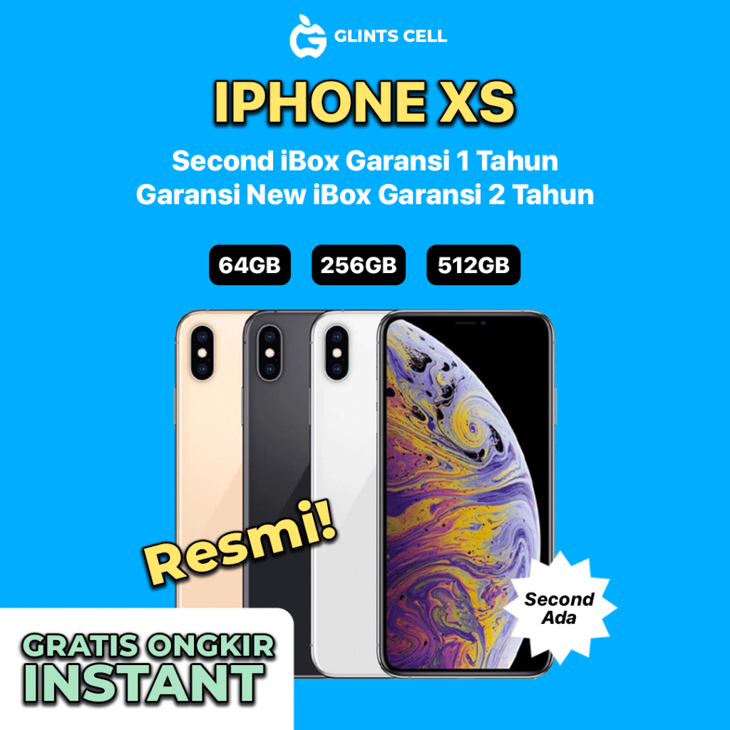 Iphone Xs (Ex IBox Garansi Resmi Indonesia)