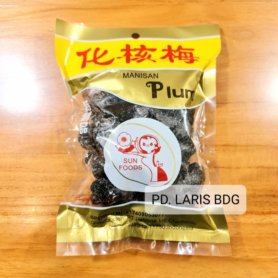 

Manisan Buah Plum Hitam Kering 300gr / Manisan Kiamboy / Kiam Boy Hitam / Manisan Imlek