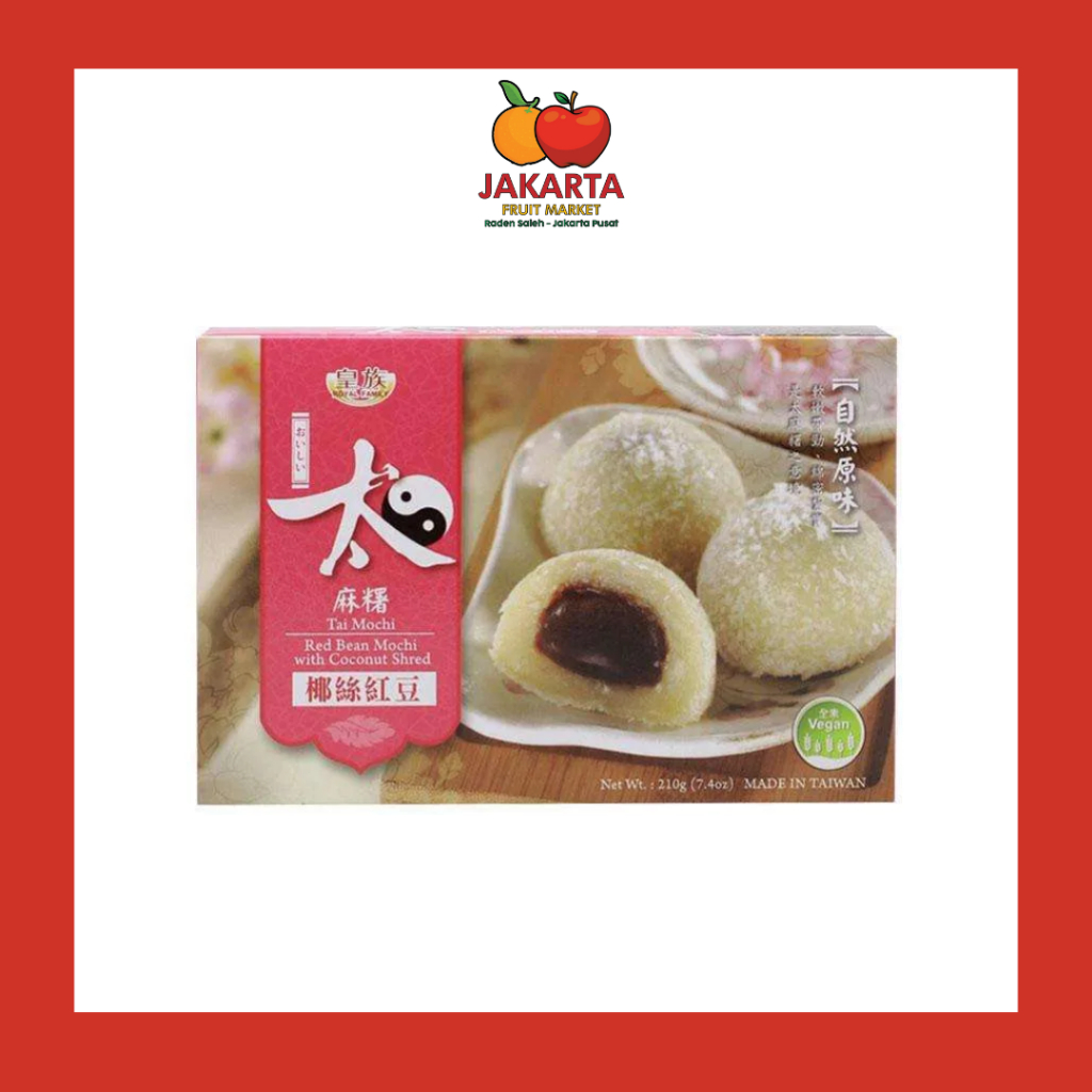 

Royal family tai mochi red Bean with coconut 210g