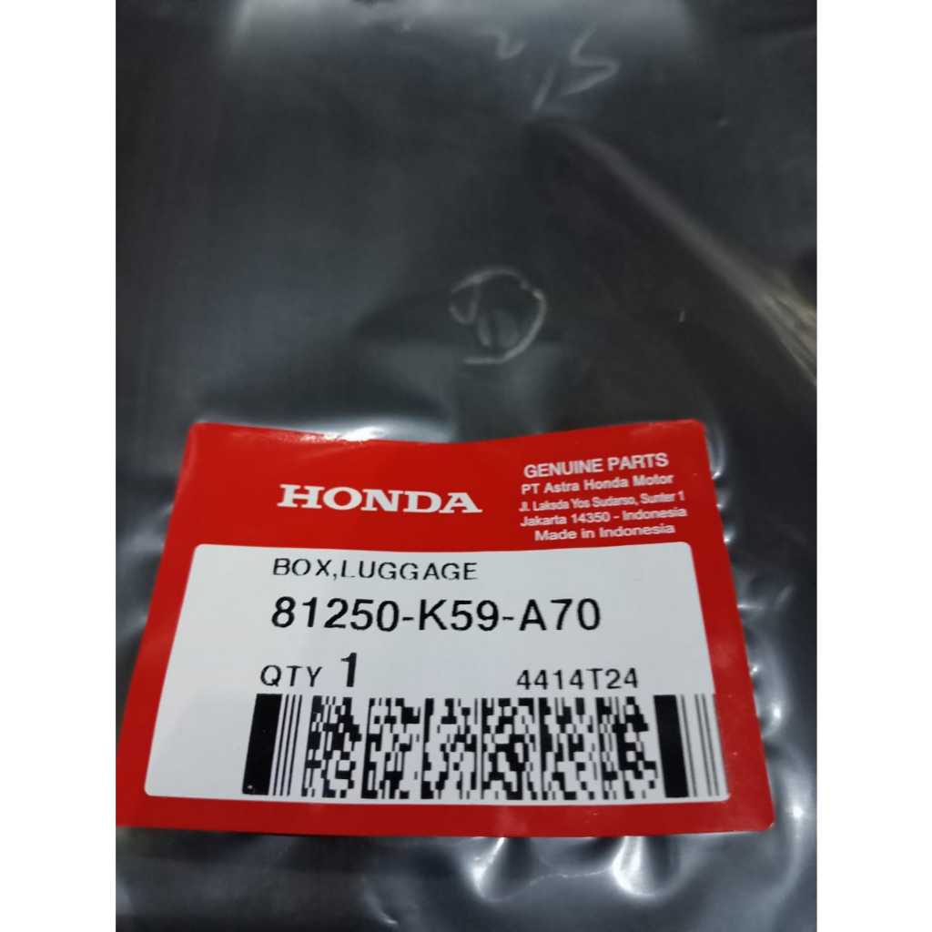 BOX BAGASI VARIO 150 NEW 2018 81250-K59-A70