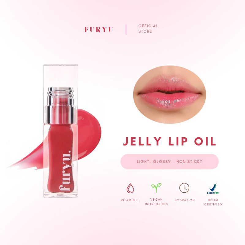 FURYU Jelly Lip Oil - Barbie (Tinted Lip Oil)