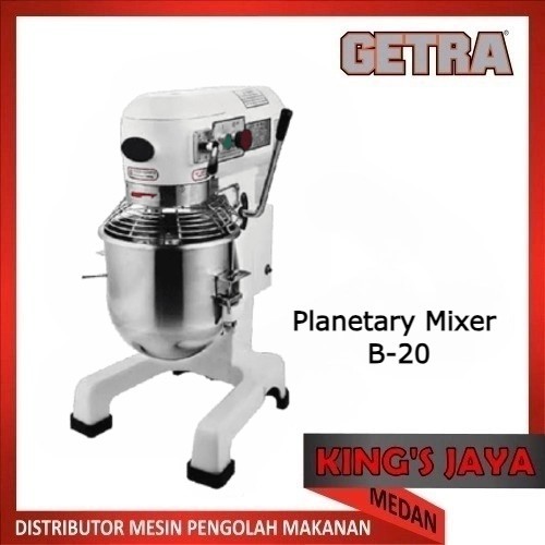 Planetary Mixer 20 Liter GETRA B20HJ / B-20HJ / B-20 HJ - Alat Mixer Adonan Roti Donat Bolu