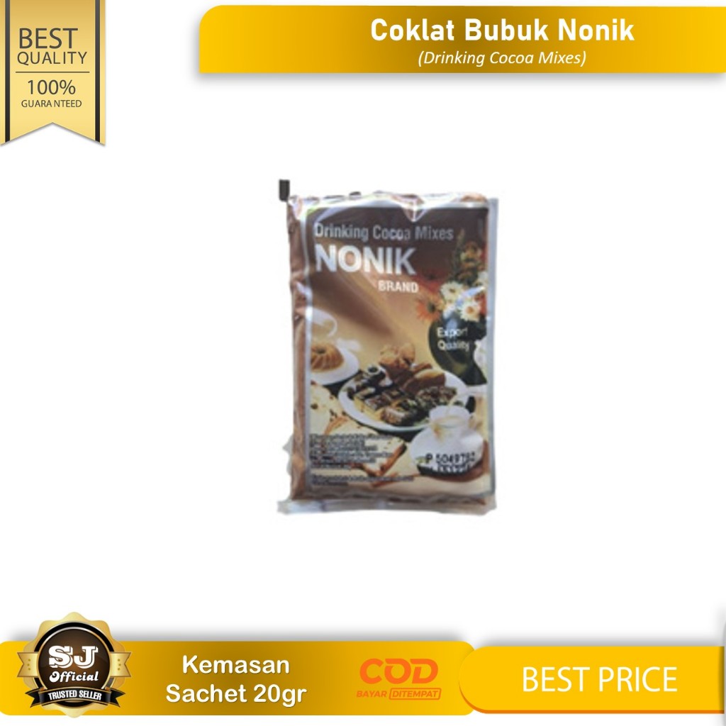 

COKLAT BUBUK NONIK 20gr - ( Drinking Cocoa Mixes)
