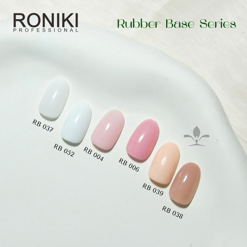 RONIKI RUBBER BASE COLOR GEL - 3IN1 RUBBER BASE RONIKI GEL