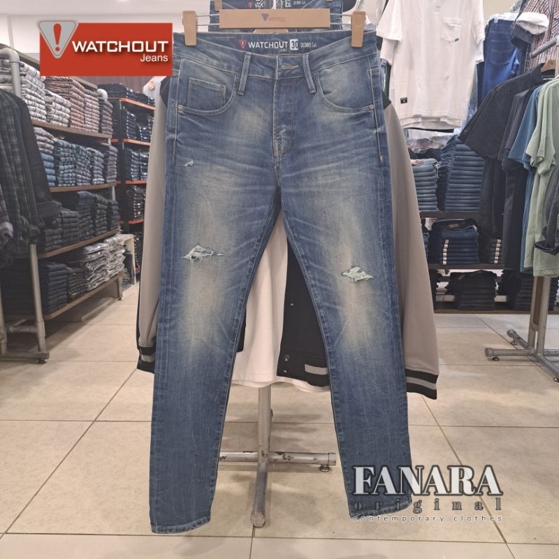 watchout jeans original Md denim JP811030033 skinny n24 celana panjang jeans pria