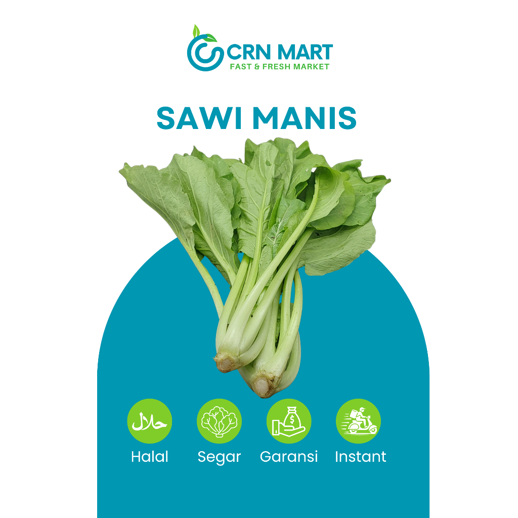 

CRN MART - Sawi Manis Hijau Segar/Sawi Indomie Segar/Sayuran Segar/Sawi Hijau Fresh