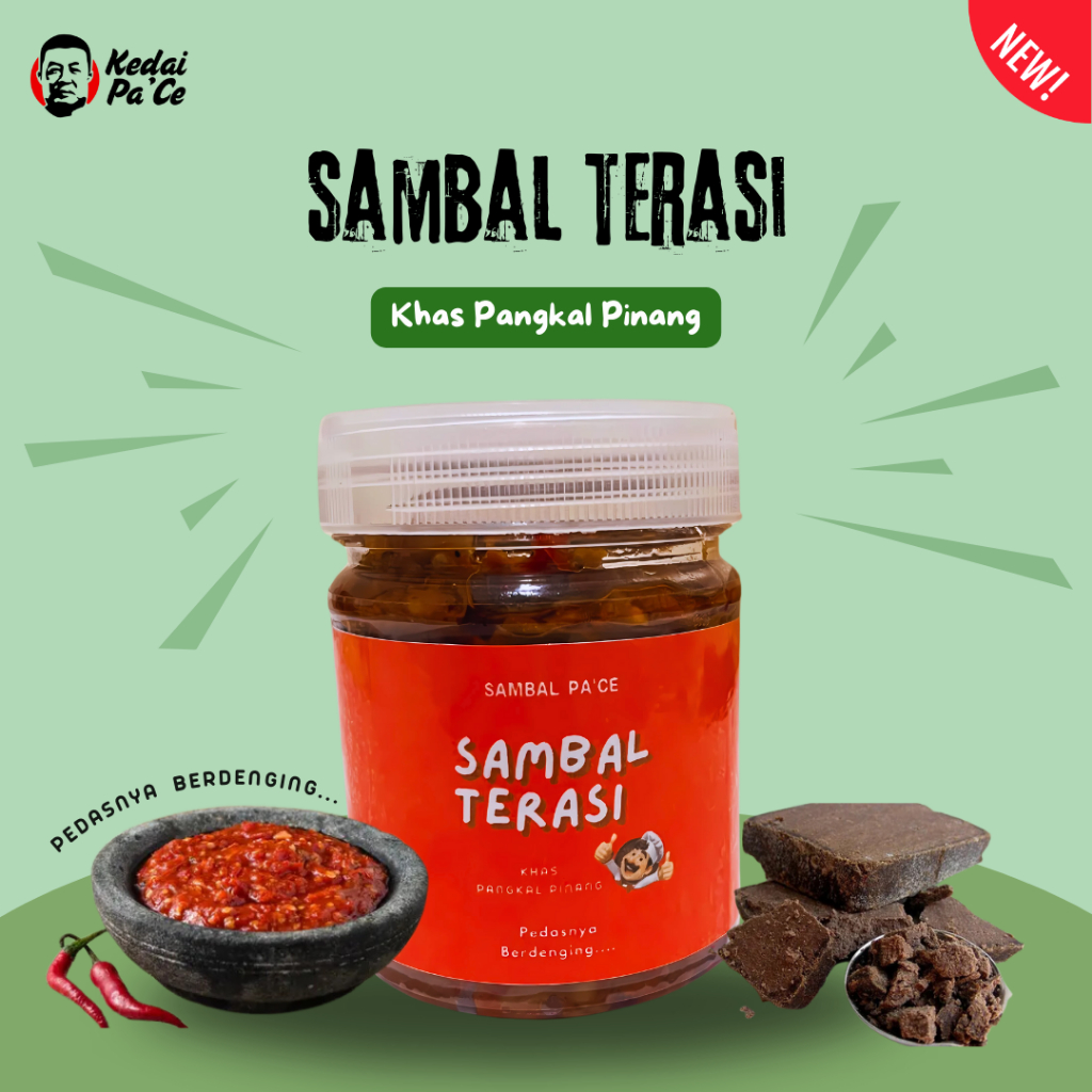 

Kedai Pa'ce - Sambal Terasi khas Pangkal Pinang Pedas Nampol