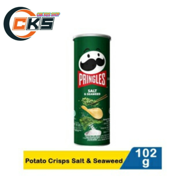 

Pringles Potato Crips Salt & Seaweed 102 Gr