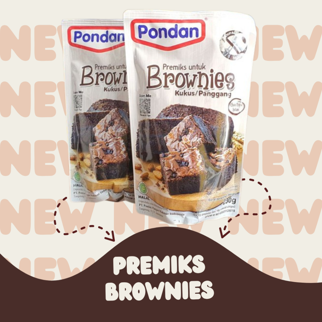 

Tepung premiks Brownies pondan coklat