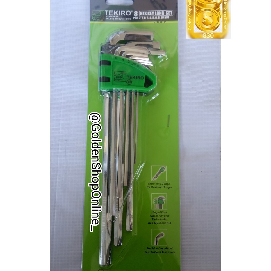 Kunci L Set Panjang pcs HKLS12 21mm Tekiro