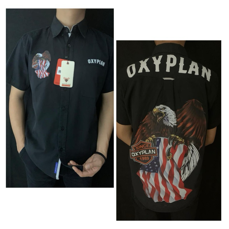 Kemeja oxyplan motif 3 DIMENSI