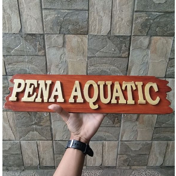 

Papan Nama Huruf kayu timbul murah